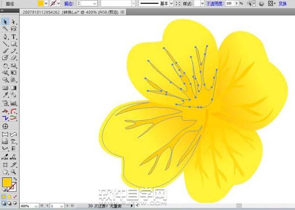 ai怎么畫夜來香素材
