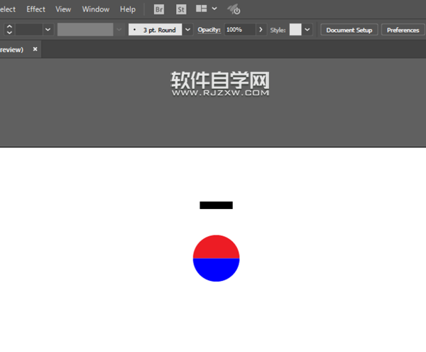 ai怎么畫韓國國旗