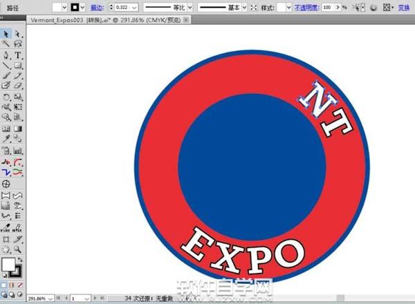 ai怎么設計expos標志