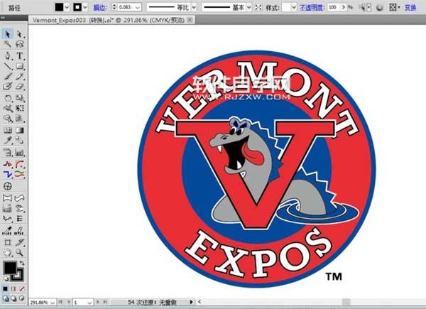 ai怎么設計expos標志