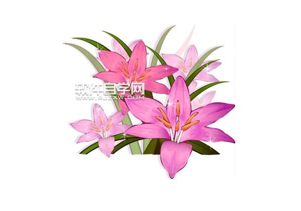 ai怎么畫藏紅花