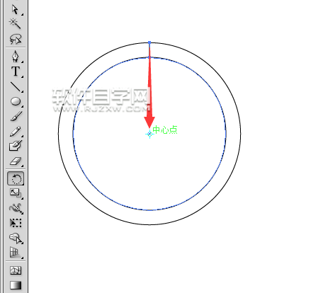ai中心旋轉復制