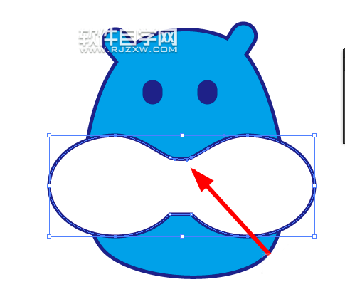 ai怎么畫河馬頭像