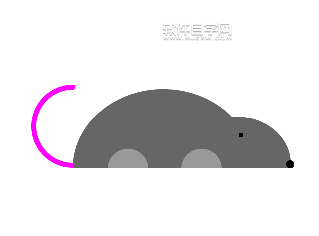 簡單的小老鼠用AI怎么畫