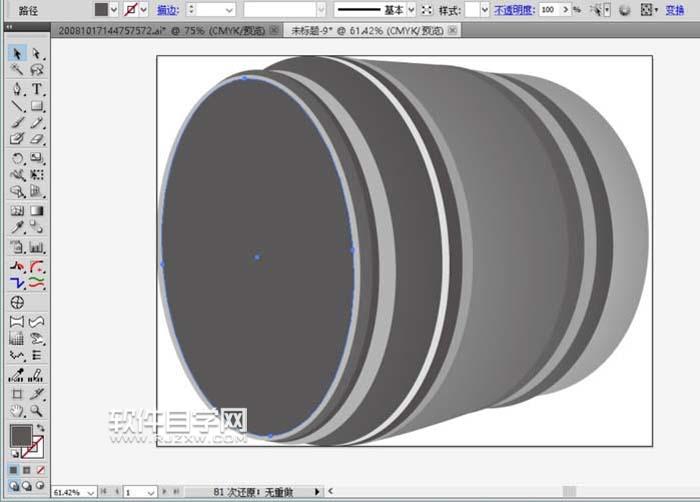 AI怎么畫定焦鏡頭圖案