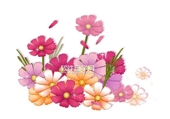 用AI設計波斯菊畫法