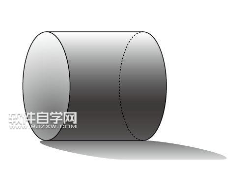 AI圓柱怎么加陰影