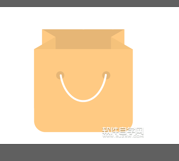 AI怎么畫紙質購物袋