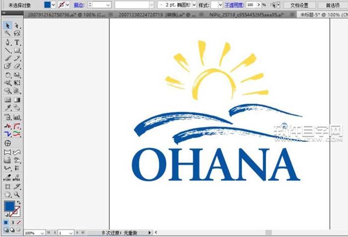 AI怎么設計旅游標志logo