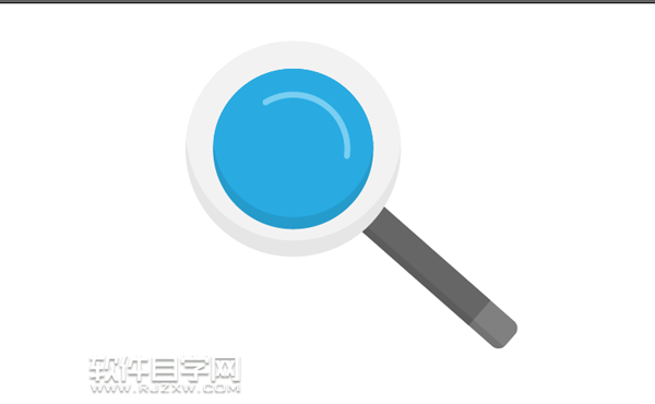 AI怎么畫放大鏡標識