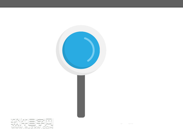 AI怎么畫放大鏡標識