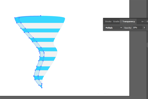 AI怎么畫龍卷風(fēng)