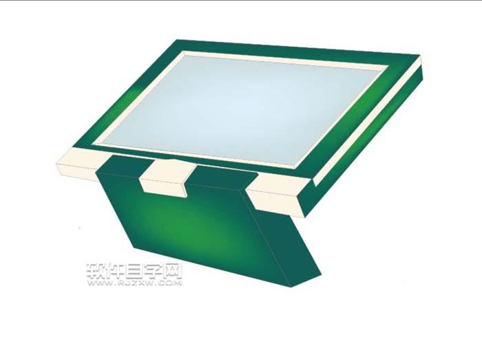 AI怎么畫展示臺(tái)設(shè)計(jì)模型