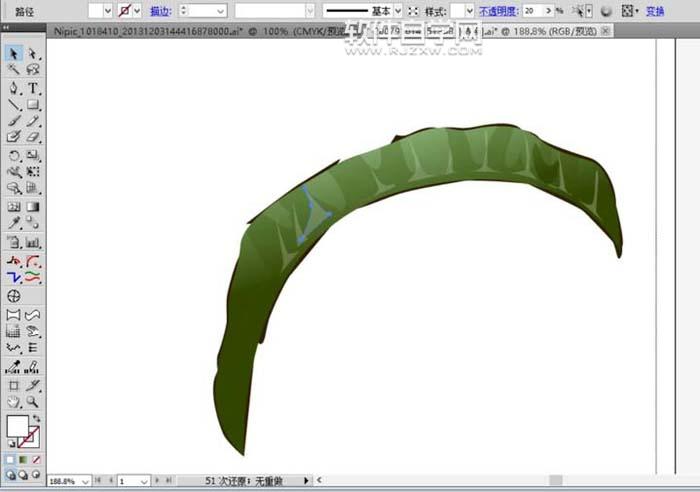 ai怎么繪制天堂鳥花