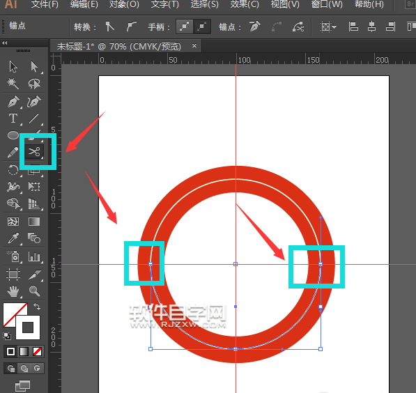 AI怎么繪制圓形路徑文字