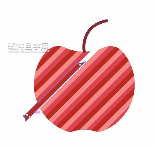 AI蘋果繪制網格風