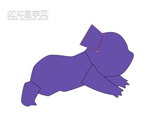 ai怎么繪制小拉達(dá)角色？