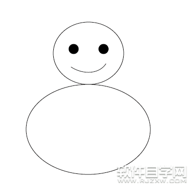 ai怎么繪制簡易雪人