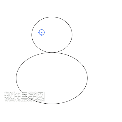 ai怎么繪制簡易雪人
