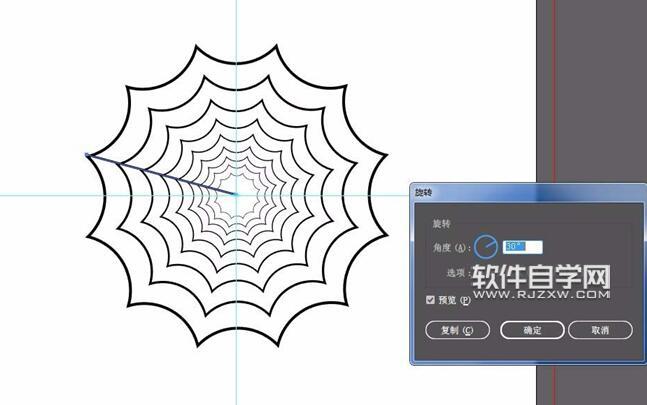 AI怎么繪制蜘蛛網？