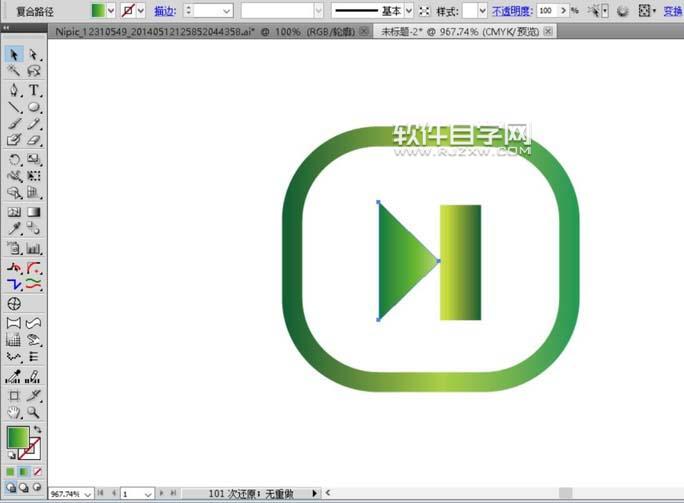 AI怎么繪制各種播放器按鈕