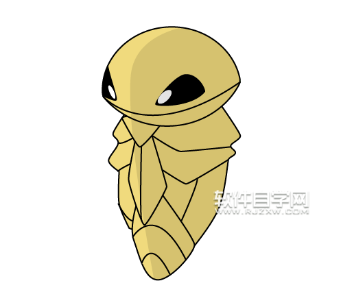 ai怎么繪制鐵殼蛹呢？