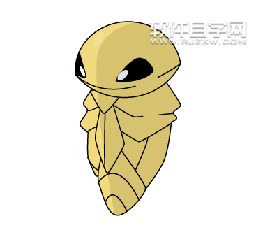 ai怎么繪制鐵殼蛹呢？