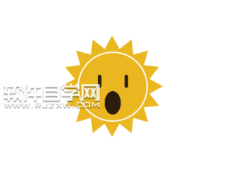 ai怎么繪制卡通太陽效果