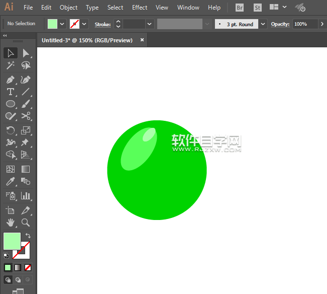 ai怎么繪制青葡萄？
