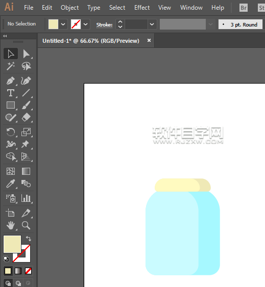 ai怎么畫奶瓶呢？