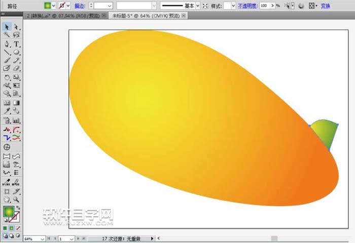 ai飛艇圖標怎么繪制？