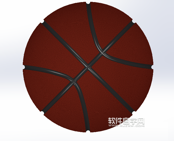 SolidWorks畫藍球的方法