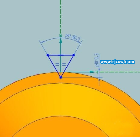 UG10.0繪制滾花建模圖案教程