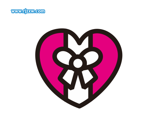 CDR設(shè)計(jì)蝴蝶心結(jié)簡(jiǎn)筆畫(huà)教程