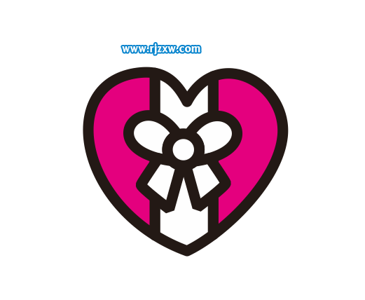 CDR設(shè)計(jì)蝴蝶心結(jié)簡(jiǎn)筆畫(huà)教程
