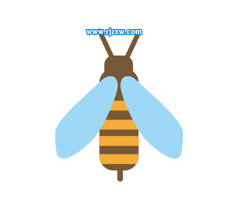 CDRX8繪制蜜蜂簡筆畫教程