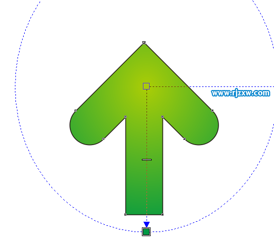 用CDR矩形工具設計箭頭的方法