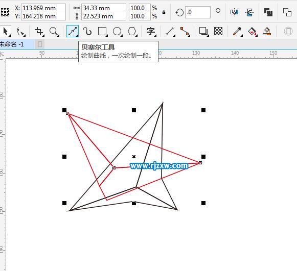 CDR怎么三角立體圖形
