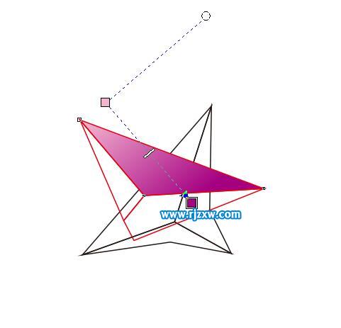 CDR怎么三角立體圖形