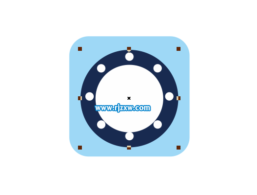 CDR繪制船窗圓形卡通效果