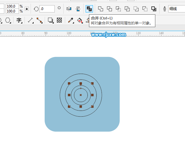 CorelDRAW X8怎么設(shè)計船舵的圖形？