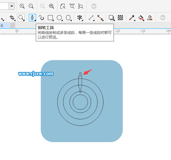 CorelDRAW X8怎么設(shè)計船舵的圖形？