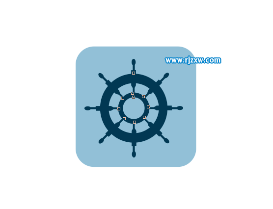 CorelDRAW X8怎么設(shè)計船舵的圖形？