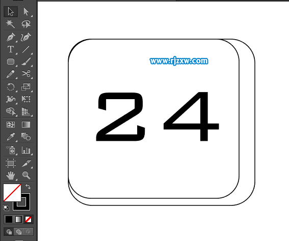 卡通日歷APP圖標(biāo)用AI制作教程