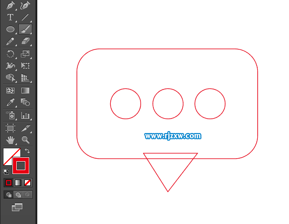 卡通簡(jiǎn)易APP信息圖標(biāo)怎么用AI設(shè)計(jì)