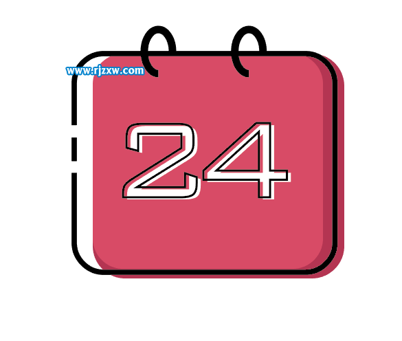 卡通日歷APP圖標(biāo)用AI制作教程