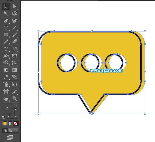 卡通簡(jiǎn)易APP信息圖標(biāo)怎么用AI設(shè)計(jì)