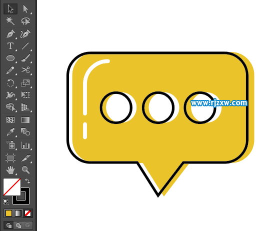 卡通簡(jiǎn)易APP信息圖標(biāo)怎么用AI設(shè)計(jì)