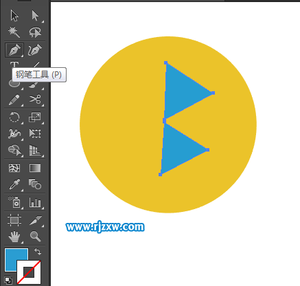 卡通藍(lán)牙圖標(biāo)AI制作教程