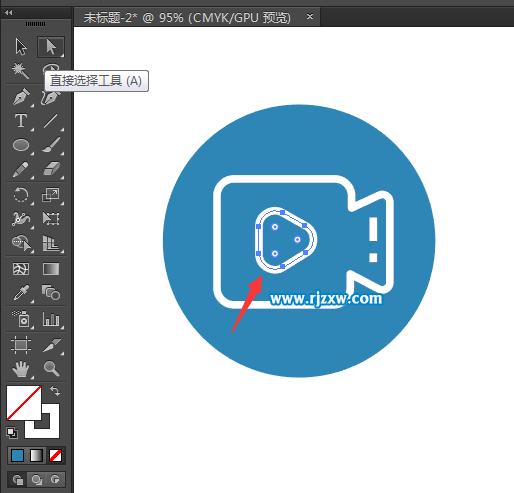 精彩視頻APP圖標怎么用AICC設計出來
